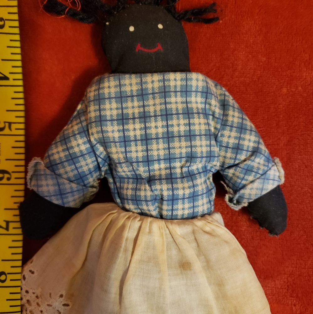 Vintage Black Americana Folk Art Ragdoll